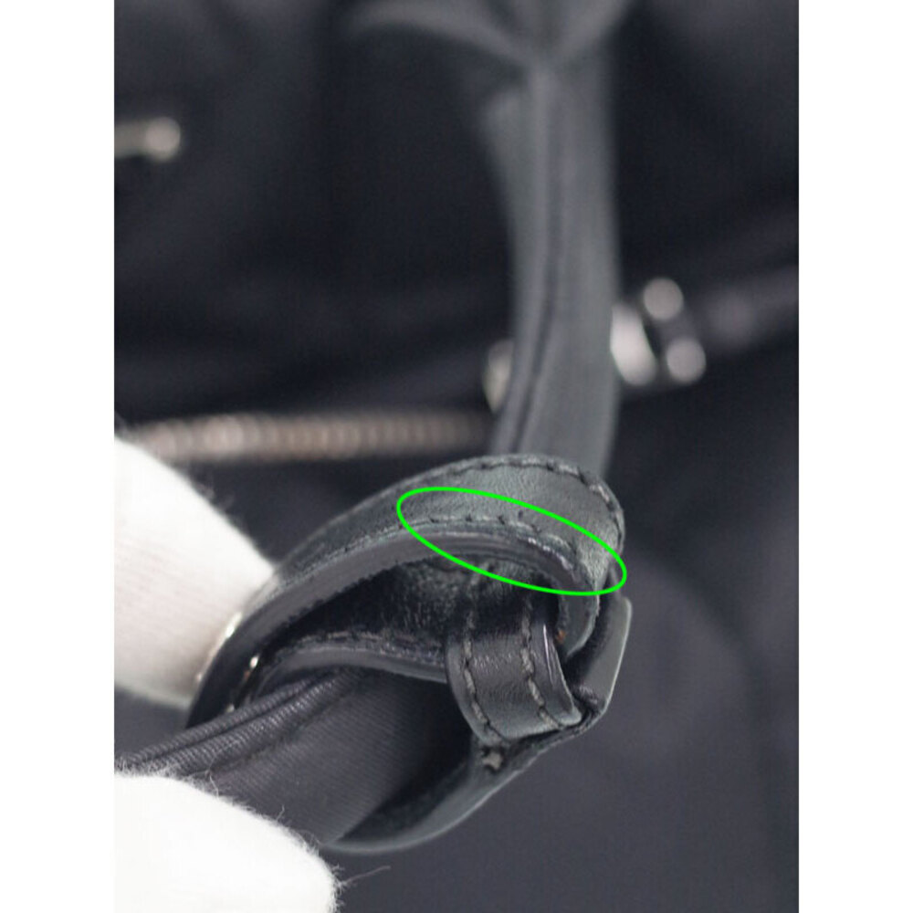 Prada Black Tote Shoulder Tessuto Bag Bomber - Picture 9 of 9